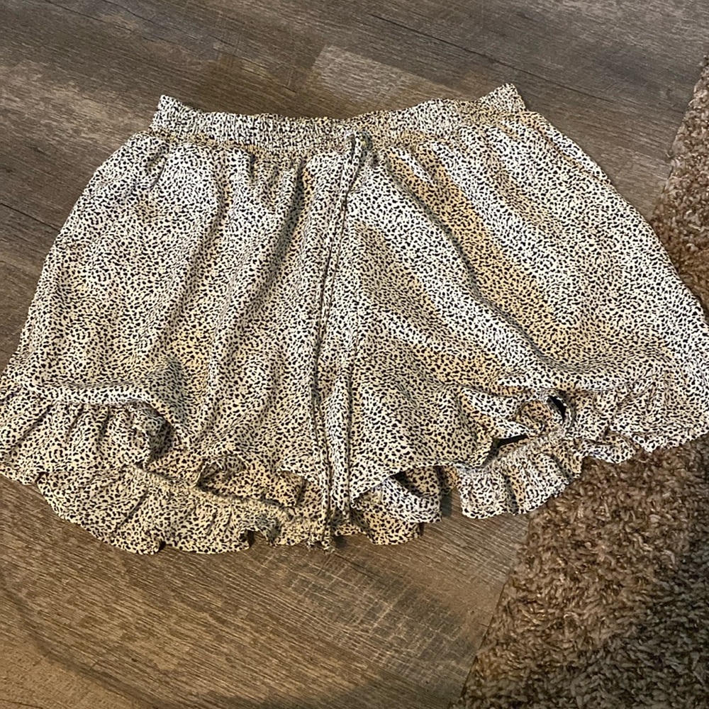Cheetah print shorts